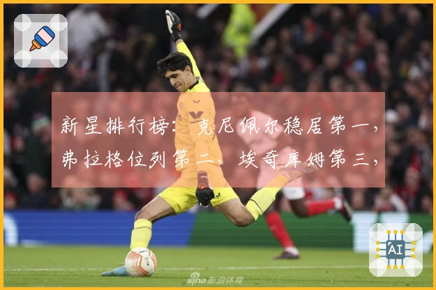 新星排行榜：克尼佩尔稳居第一，弗拉格位列第二，埃奇库姆第三，42号新秀跃升至第五